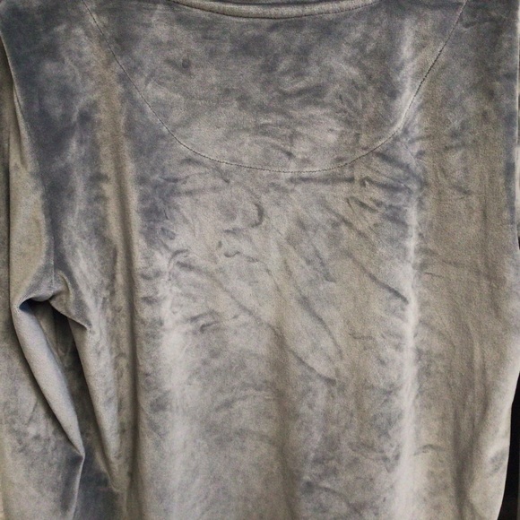 JUICY COUTURE VELOUR LONG SLEEVED SWEATSHIRT SIZE MEDIUM - Picture 5 of 8